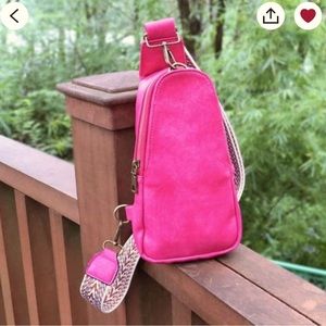 Pink crossbody
